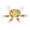Lámpara Plafond de metal APP712-6C 6 Brazos Gold