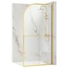 Pared de la ducha Rea Sky Brush Gold 120