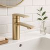 Bathroom faucet REA Storm GOLD BRUSH Low