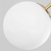 Mennyezeti lámpa APP655-3CP gömb alakú fehér arany