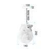 Lampe suspendue WHITE BEAR APP1597-1CP