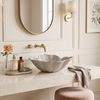 Countertop Basin Rea Flower Beige