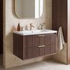 Тумба для ванной с раковиной REA Sherry 80cm Brown Walnut