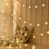 Christmas tree lights Garland LED Gold Stars