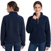Women's sweatshirt Sherpa Navy Blue XL