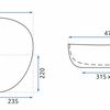 Umywalka nablatowa Rea Andrea