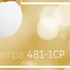 Пендел- стъклена сфера White/Gold APP481-1CP