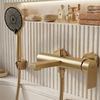 Смеситель для ванны REA Hunter Brush Gold