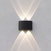 Applique murale de façade LED JNH039-4G Black