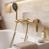 Grifo de bañera PREMIUM REA Como Brush Gold