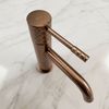 Смеситель Rea Lungo Diamond Brush Copper Low