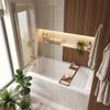 Built-in acrylic bathtub Rea Prima 150