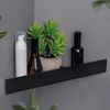 Bathroom shelf SF07 black matt
