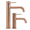 Смесител за мивка Rea  Lungo Grip Brush Copper high