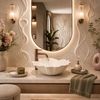 Countertop Basin Rea Flower Vanilla