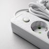 Prelungitor Multipriză 3 prize + 2x USB-A + USB-C JNH020-3A White