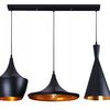 Lampa DE TAVAN COSTA  SET CP negru