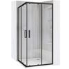 shower enclosure Rea City 80x80 Black