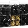 Christmas balls Gold/Black 203 pcs