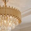 Lampe suspendue en cristal SWE103-CP GOLD
