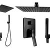 Shower system Rea Sonic Black