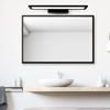 Bad Spiegelleuchte LED 60CM APP840-1W FLAT BLACK