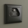 RTV-SAT Antenos Lizdas su Rėmeliu OSTE JNH011-A BLACK