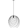 LAMPA SUFITOWA GEOMETRYCZNA APP426-1CP CZARNA