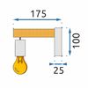 Lámpara APP972-1W LINE