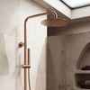 Kulatá dešťová sprcha REA JS-P014BRG 25cm Brush Copper