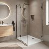 shower tray Rea Belmond White 80x100 Titan