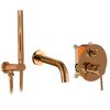 Wall Mounted Bath faucet Rea Lungo Copper + BOX