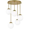 Ceiling lamp APP1818-5CPR GOLD