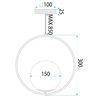 Lampe White G110-1W BLACK WHITE