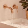 Wall Mounted faucet Rea Lungo Copper Brush + BOX