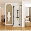 Shower enclosure REA Hugo Double Black 80x80