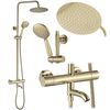 Tuš set s termostatom Rea Lungo Diamond Gold