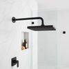 Pommeau de douche rectangulaire REA JS-032 Black