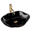 Countertop washbasin Rea Pearl Black