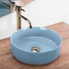 Lavabo da appoggio Rea SAMI L.BLUE SHINY