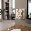 Double grounded socket with frame OSTE JNH002-G Beige
