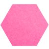 Sechseckige Wandplatte Hexagon Pink