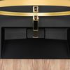 Lavabo in conglomerato GOYA BLACK MAT 60CM