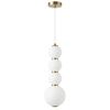 Lámpara de techo colgante LED LHJ114-4CP oro cepillado