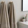 Bathroom Accessories Set Ari Brush Gold 4 Pieces