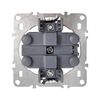 Double grounded socket OSTE JNH002-G Beige