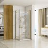 Shower enclosure REA Hugo 90x100 Gold Brush