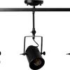 Reflektor lampa ruchoma spot sufitowa potrójna E27 APP487-3C czarna