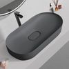 Conglomerate washbasin  IRIS 71 CM GREY MATT