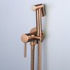 Bidet faucet  Lungo Loop Copper Brush